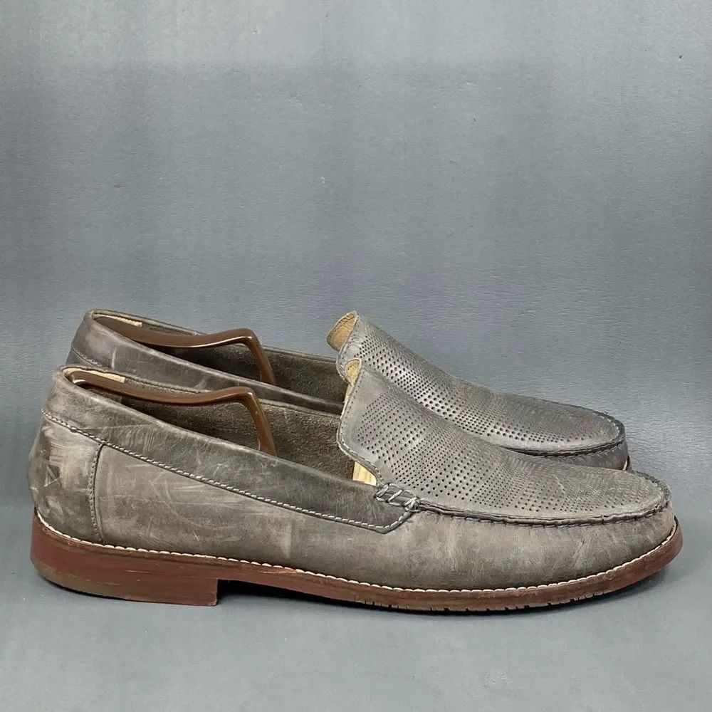 Tommy Bahama Felton leather casual loafers mens size 11.5